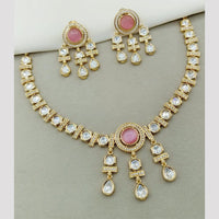 Amoliya Jewels Classic Polki Kundan Necklace Set