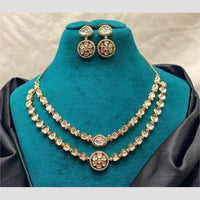 Amoliya Jewels Classic Polki Kundan Necklace Set