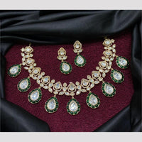 Amoliya Jewels Classic Polki Kundan Necklace Set