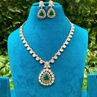 Amoliya Jewels Royal Heritage Polki Kundan Necklace Set