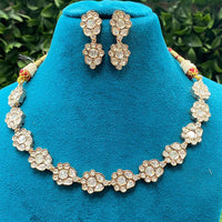 Amoliya Jewels Royal Heritage Polki Kundan Necklace Set