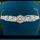 Amoliya Jewels Royal Heritage Polki Kundan And Pearls Choker Necklace Set