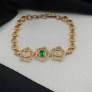 Amoliya Jewels Radiance Shine Polki Kundan Bracelet