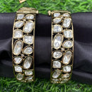 Amoliya Jewels Royal Heritage Polki Kundan Stone Adjustable Bracelet
