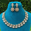 Amoliya Jewels Timeless Beauty Polki Kundan Necklace Set