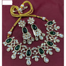 Amoliya Jewels Ethnic Charm Polki Kundan And Austrian Stone Necklace Set