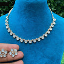 Amoliya Jewels Glamorous Heavy Polki Kundan Necklace Jewelry Set