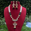 Amoliya Jewels Regal Gleam Polki Kundan And Pearl Necklace Set