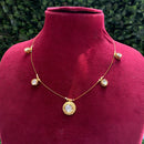 Amoliya Jewels Classic Kundan Stone Necklace