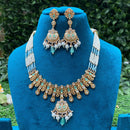 Amoliya Jewels Grand Polki Kundan Stone And Meenakari Necklace Set