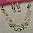 Amoliya Jewels Grand Polki Kundan Stone And Meenakari Necklace Set