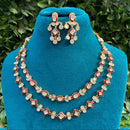 Amoliya Jewels Grand Polki Kundan Stone And Meenakari Necklace Set