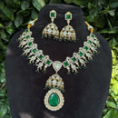 Amoliya Jewels Grand Polki Kundan Stone And Beads Necklace Set