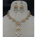 Amoliya Jewels Grand Polki Kundan Stone And Beads Necklace Set