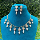 Amoliya Jewels Grand Polki Kundan Stone And Beads Necklace Set