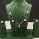 Amoliya Jewels Royal Polki Kundan Stone Heritage Necklace Set