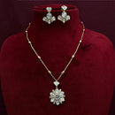 Amoliya Jewels Royal Polki Kundan Stone Heritage Necklace Set