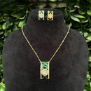 Amoliya Jewels Royal Polki Kundan Stone Heritage Necklace Set