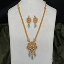Amoliya Jewels Royal Polki Kundan Stone And Beads Heritage Necklace Set