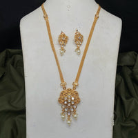 Amoliya Jewels Royal Polki Kundan Stone And Beads Heritage Necklace Set