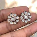 Amoliya Jewels Royal Polki Kundan Stone Designer Studs Earrings