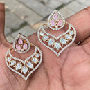 Amoliya Jewels Classic Polki Kundan Designer Drop Earrings