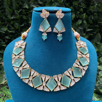 Amoliya Jewels Royal Polki Kundan Stone Pearl And Beads Necklace Set