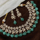 Amoliya Jewels Royal Polki Kundan Stone And Beads Necklace Set