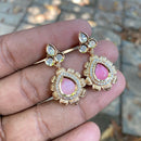 Amoliya Jewels Regal Shine Polki Kundan Stone Dangler Earrings