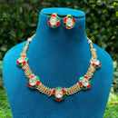 Amoliya Jewels Royal Polki Kundan And Meenakari Necklace Set