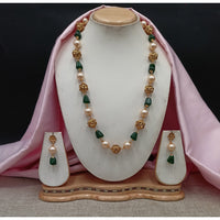 Amoliya Jewels Royal Look Beads Long Necklace Set