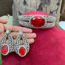 Amoliya Jewels American Diamond Elegant Choker Necklace Set