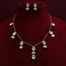 Amoliya Jewels Designer Polki Kundan Stone Necklace Set