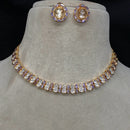 Amoliya Jewels Designer Polki Kundan Stone Necklace Set