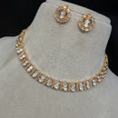 Amoliya Jewels Designer Polki Kundan Stone Necklace Set