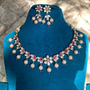 Amoliya Jewels Designer Polki Kundan Stone And Beads Necklace Set