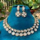 Amoliya Jewels Designer Polki Kundan Stone Necklace Set