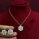 Amoliya Jewels Designer Polki Kundan Stone Necklace Set