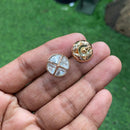 Amoliya Jewels Royal Polki Kundan Stone Designer Studs Earrings