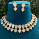 Amoliya Jewels Designer Polki Kundan Stone Necklace Set