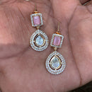 Amoliya Jewels Royal Polki Kundan Stone Designer Dangler Earrings