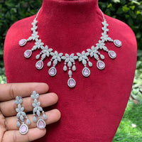 Amoliya Jewels Austrain Stone Choker Necklace Set