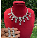 Amoliya Jewels Austrain Stone Choker Necklace Set