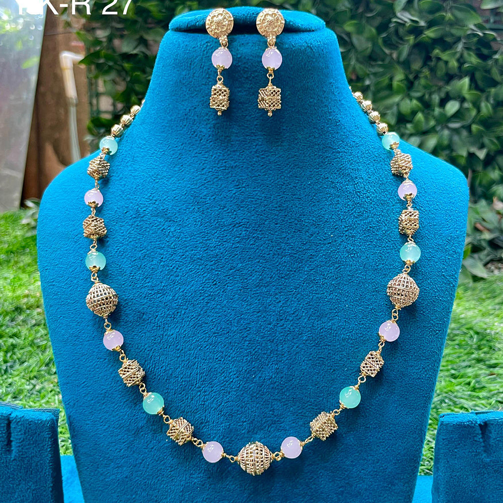 Amoliya Jewels Premium Pearl Necklace Set