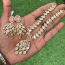 Amoliya Jewels Designer Ethnic Polki Kundan Stone Neckalce Set