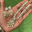 Amoliya Jewels Designer Ethnic Polki Kundan Stone Neckalce Set