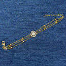 Amoliya Jewels Decent Polki Kundan And Pearl Adjustable Bracelet
