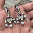 Amoliya Jewels Elegant Polki Kundan Stone Ethnic And Dangler Earrings