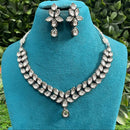Amoliya Jewels Classic Polki Kundan Stone Necklace Set For Women