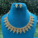 Amoliya Jewels Royal Pota Stone Designer Necklace Set